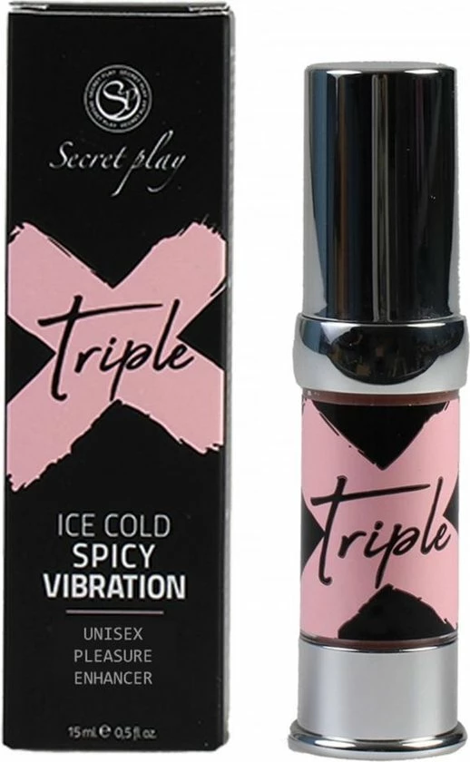 Flash-uitverkoop ✔️ Secret Play TripleX Ice Cold Spicy - Stimulerend Middel - Verkoelt Eerst, Daarna Verwarmend Effect - 15ml ? 1 Flash-uitverkoop ✔️ Secret Play TripleX Ice Cold Spicy - Stimulerend Middel - Verkoelt Eerst, Daarna Verwarmend Effect - 15ml ?