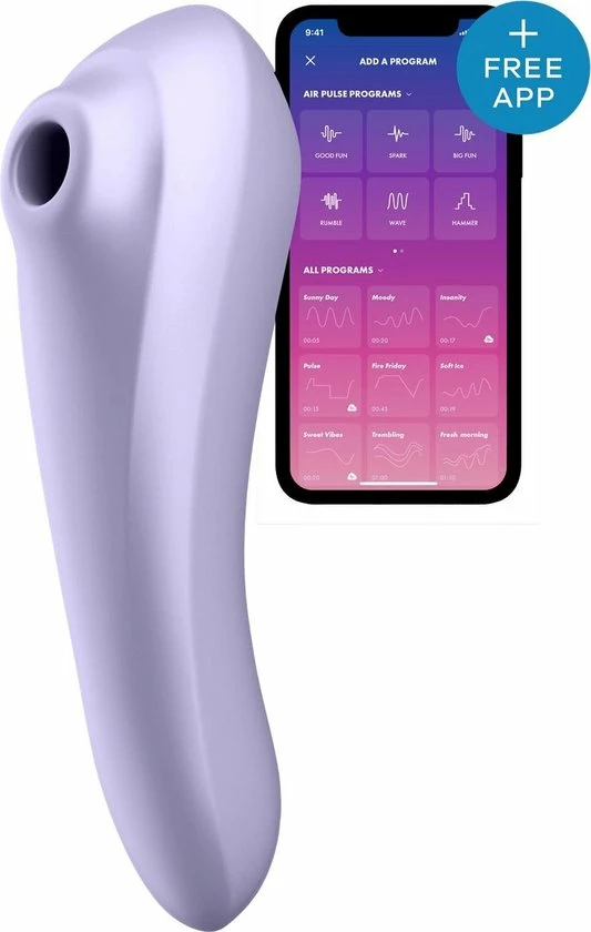 Hete verkoop ? Satisfyer - Dual Pleasure Air Pulse Vibrator Mauve ? 16 Hete verkoop ? Satisfyer - Dual Pleasure Air Pulse Vibrator Mauve ? - Afbeelding 16