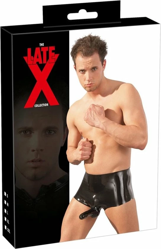 Nieuw ? The Latex Collection Latex Boxer Met Sleeve ✔️ 3 Nieuw ? The Latex Collection Latex Boxer Met Sleeve ✔️ - Afbeelding 3