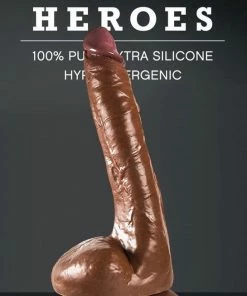 Goedkoopste ⌛ Heroes Dildo Met Zuignap 23 Cm - Bruin ? -Zyba Shop 545x840