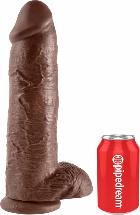 Goedkoop ❤️ Pipedream King Cock Realistische Dildo Cock - With Balls Bruin - 12 Inch ? 4 Goedkoop ❤️ Pipedream King Cock Realistische Dildo Cock - With Balls Bruin - 12 Inch ? - Afbeelding 4