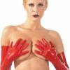 Begroting ✔️ The Latex Collection LateX – Latex Lange Handschoenen Met Strakke Pasvorm Perfecte Accessoire Voor Fetish Outfit Maat S – Rood ?