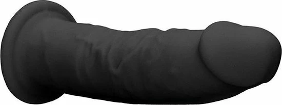 Uitgang ? RealRock Silicone Dildo Without Balls - Black - 15,3 Cm ? 9 Uitgang ? RealRock Silicone Dildo Without Balls - Black - 15,3 Cm ? - Afbeelding 9
