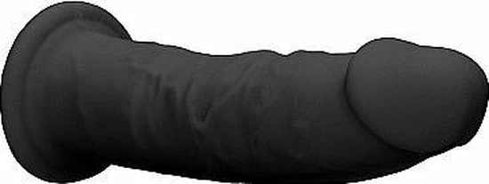 Uitgang ? RealRock Silicone Dildo Without Balls - Black - 15,3 Cm ? 13 Uitgang ? RealRock Silicone Dildo Without Balls - Black - 15,3 Cm ? - Afbeelding 13