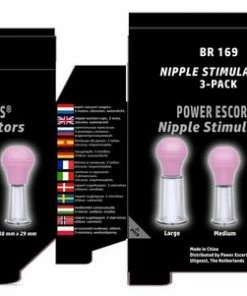 Flash-uitverkoop ? Power Escorts Power Escort - BR169 - Nipple Stimulators - Starter 3 Pack - Nipple Pompen - Small Medium & Large ? -Zyba Shop 550x301 1