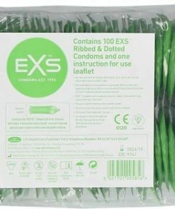 Gloednieuw ? EXS Condooms Exs Ribbed, Dotted & Flared Condoms - 100 Pack ❤️ -Zyba Shop 550x316 3