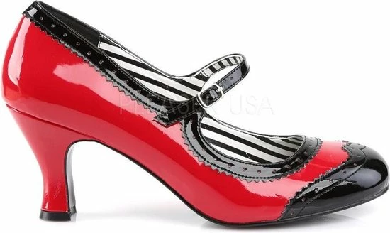 Gloednieuw ✔️ Pleaser Pink Label Pumps -39 ? Shoes- JENNA-06 Paaldans Schoenen Rood ? 2 Gloednieuw ✔️ Pleaser Pink Label Pumps -39 ? Shoes- JENNA-06 Paaldans Schoenen Rood ? - Afbeelding 2