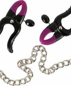 Beste deal ? Bad Kitty Siliconen Klemmen Voor Gevoelige Delen Zoals Tepels Verstelbaar Met Ketting Zwart ? -Zyba Shop 550x334