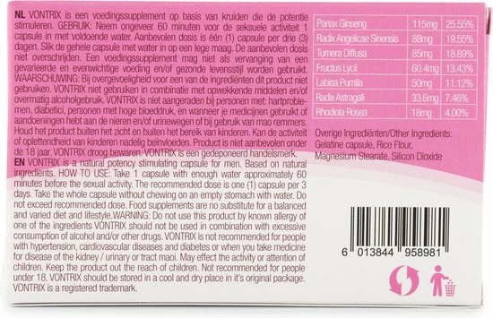 Top 10 ? Vontrix Pink 4 Capsules - Libido Stimulerend Middel Voor Vrouwen - Natuurlijk Product ? 4 Top 10 ? Vontrix Pink 4 Capsules - Libido Stimulerend Middel Voor Vrouwen - Natuurlijk Product ? - Afbeelding 4