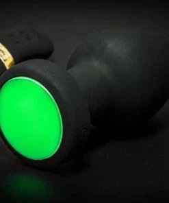Goedkoopste ? Lang Loys Grote Vibrerende Buttplug Met Remote Control En Gekleurde LED Verlichting ? -Zyba Shop 550x358 6