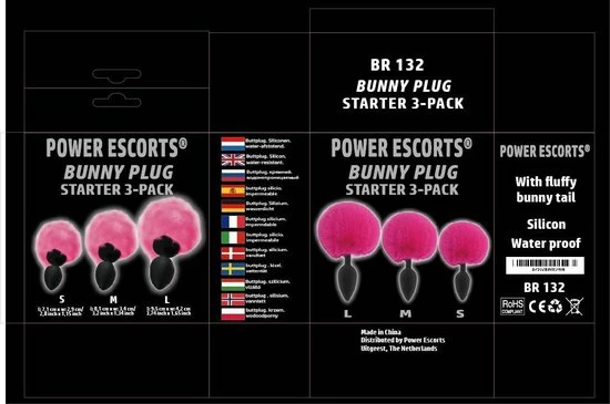 Gloednieuw ? Buttplug Set 3 Delig - Anal Plug Set Voor Mannen En Vrouwen - Power Escorts - Bunny Plug 3-pack - Anaal Starter Pack - Silicone - Klein + Medium + Groot Formaat - BR132 - Gave Cadeaubox - Konijnenstaart Anaal Plug Set - Nep Bont Plugs ? 2 Gloednieuw ? Buttplug Set 3 Delig - Anal Plug Set Voor Mannen En Vrouwen - Power Escorts - Bunny Plug 3-pack - Anaal Starter Pack - Silicone - Klein + Medium + Groot Formaat - BR132 - Gave Cadeaubox - Konijnenstaart Anaal Plug Set - Nep Bont Plugs ? - Afbeelding 2