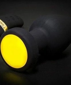 Goedkoopste ? Lang Loys Grote Vibrerende Buttplug Met Remote Control En Gekleurde LED Verlichting ? -Zyba Shop 550x366 12