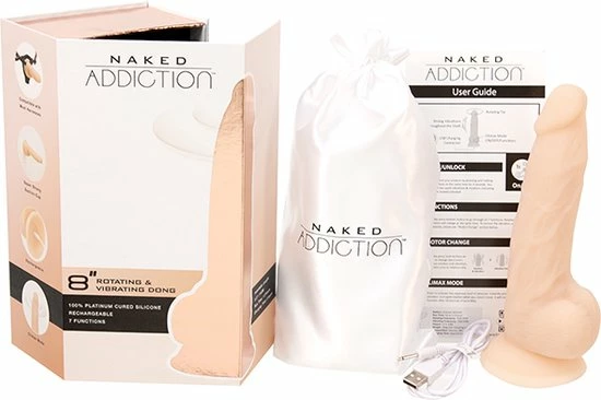 Beste deal ✨ Naked Addiction Realistische Vibrerende En Roterende Dildo - 20 Cm ? 16 Beste deal ✨ Naked Addiction Realistische Vibrerende En Roterende Dildo - 20 Cm ? - Afbeelding 16