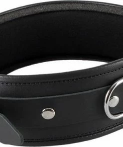 Zyba Shop 15 Nieuw ? Zado Zwarte Leren Halsband Met Ring ?