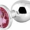 Begroting ? Banoch - Buttplug Aurora Soft Pink Medium - Metalen Buttplug - Diamant Steen - Zacht Roze ? -Zyba Shop 550x374 2