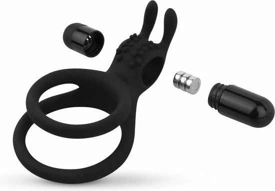 Promo ⌛ Easytoys Men Only Share Ring - Dubbele Vibrerende Cockring Met Rabbit Oortjes ✔️ 8 Promo ⌛ Easytoys Men Only Share Ring - Dubbele Vibrerende Cockring Met Rabbit Oortjes ✔️ - Afbeelding 8