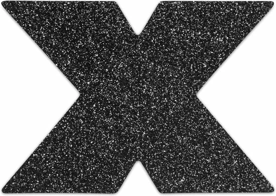 Uitgang ? Bijoux Indiscrets Flash Cross Tepelstickers - Zwart ? 2 Uitgang ? Bijoux Indiscrets Flash Cross Tepelstickers - Zwart ? - Afbeelding 2