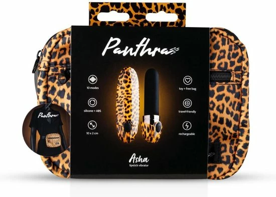 Hete verkoop ⭐ Panthra Asha ? Lipstick Vibrator Bullet Vibrators Voor Vrouwen Waterproof Mini Vibrator Inclusief Trendy Heup/Schouder Tasje Luipaard Print ? 6 Hete verkoop ⭐ Panthra Asha ? Lipstick Vibrator Bullet Vibrators Voor Vrouwen Waterproof Mini Vibrator Inclusief Trendy Heup/Schouder Tasje Luipaard Print ? - Afbeelding 6