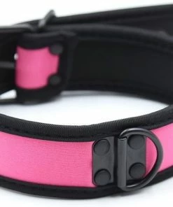 Nieuw ? Banoch - Lindo Collar Rosa Neoprene - Halsband Roze Neopreen - Puppy Play ❤️