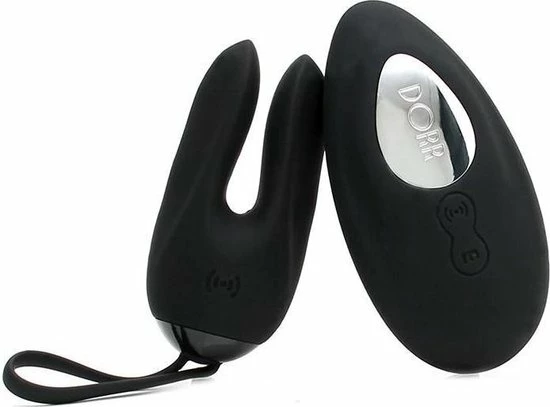 Promo ? Dorr Rabbit Vibrerend Eitje + Opleg Vibrator OZZY - Zwart ? 1 Promo ? Dorr Rabbit Vibrerend Eitje + Opleg Vibrator OZZY - Zwart ?