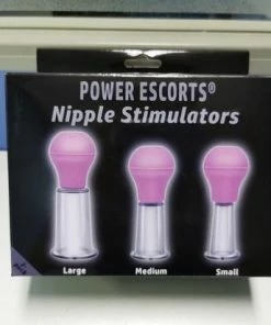 Flash-uitverkoop ? Power Escorts Power Escort - BR169 - Nipple Stimulators - Starter 3 Pack - Nipple Pompen - Small Medium & Large ?
