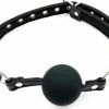 Beste deal ? XXXcite BDSM Bondage Siliconen Ball Gag Met Verstelbare Leren Riem Zwart ? -Zyba Shop 550x417