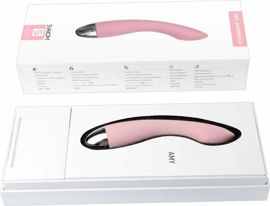 Uitgang ? Svakom - Amy G-Spot Vibrator Licht Roze ⌛ 7 Uitgang ? Svakom - Amy G-Spot Vibrator Licht Roze ⌛ - Afbeelding 7