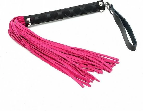 Kopen ? Rimba Bondage Play Kleine Zweep Met 38 Strengen - Roze ? 1 Kopen ? Rimba Bondage Play Kleine Zweep Met 38 Strengen - Roze ?