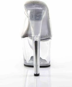 Coupon ? Pleaser Muiltjes -39 ? Shoes- SKY-301 Paaldans Schoenen Transparant/Zilverkleurig ? -Zyba Shop 550x440 4