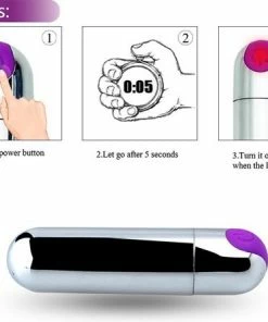 Nieuw ? Merkloos Mini Bullet Cosmopolitan Vibrator – Mini Bullet Vibrator USB Oplaadbaar – 10 Standen – Mini Bullet Vibrator - Paars ? -Zyba Shop 550x444 4
