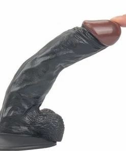 Nieuw ❤️ Power Escorts - Rocket John - Realistische Dildo - 7.8 Inch / 20 Cm - BR107 - Zwart ✨ -Zyba Shop 550x456 2