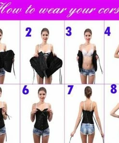 Goedkoopste ? Merkloos Romantisch Klassiek Korset Met Vetersluiting | Maat 38 | Sexy Korsetten ⭐ -Zyba Shop 550x457 3