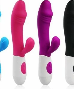 Top 10 ? Happy Tears Clitoris En G-spot Stimulator Voor Vrouwen Met Extra Stimulatie | Fijne Orgasmes | Realistische Eikel | Krachtige Vibrator | Duo Vibrator | 30 Standen | 19.5cm | Blauw | ✔️ -Zyba Shop 550x479 1