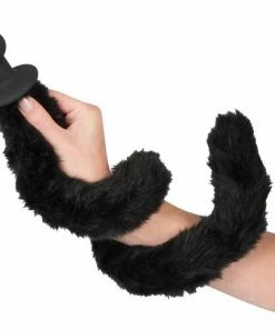 Kopen ? Bad Kitty Siliconen Plug Met Pluche Staart Stout En Schattig 11 Cm - Zwart ? -Zyba Shop 550x483
