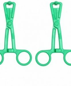 Goedkoop ? Rimba Bondage Play Tepelklemmen Schaarmodel - Groen ?