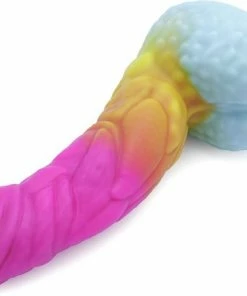 Groothandel ⭐ Kiotos Monstar Dildo Beast No. 49 - Roze/wit/geel ⌛ -Zyba Shop 550x489