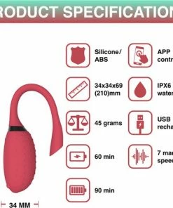 Beste deal ? Magic Motion - Fugu Smart Wearable Vibrator Rood ⌛ -Zyba Shop 550x508 3