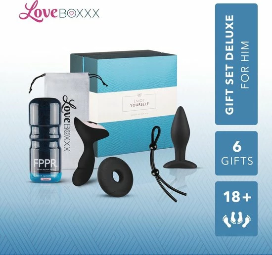 Uitgang ✨ Loveboxxx – Solo Love Box Man – Erotische Geschenkset – Love Box Voor Man - Blauw ⭐ 1 Uitgang ✨ Loveboxxx – Solo Love Box Man – Erotische Geschenkset – Love Box Voor Man - Blauw ⭐
