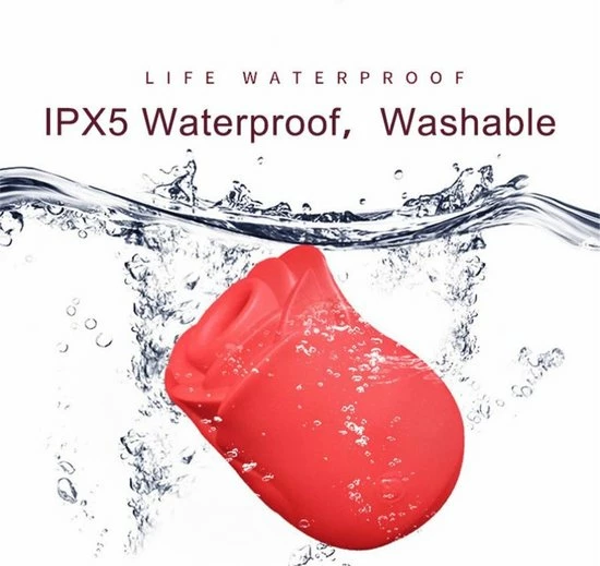 Goedkoop ? Qarano Red Rose Pleasurer - Zuigt - Suction - Vibrerend - Vibrators Voor Vrouwen - Tong - 6 Standen - Clitoris Stimulator - Elektrische Vibrator - Seksspeeltje - G-Spot Booster- Massager - Intense Orgasme ? 9 Goedkoop ? Qarano Red Rose Pleasurer - Zuigt - Suction - Vibrerend - Vibrators Voor Vrouwen - Tong - 6 Standen - Clitoris Stimulator - Elektrische Vibrator - Seksspeeltje - G-Spot Booster- Massager - Intense Orgasme ? - Afbeelding 9