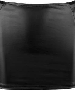 Top 10 ? Cottelli Collection Mini Rok Met Transparante Mesh Inzetstukken Maat XL Zwart ? -Zyba Shop 550x526 8