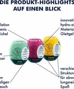 Beste Pirce ? Satisfyer Satisfyer Balls Satisfyer Fierce - Masturbator - Pocketformaat - Geribbeld ? -Zyba Shop 550x528 1