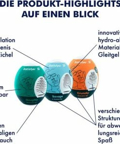 Beste Pirce ? Satisfyer Satisfyer Balls Satisfyer Fierce - Masturbator - Pocketformaat - Geribbeld ? -Zyba Shop 550x528 2