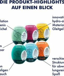 Hete verkoop ? Satisfyer Satisfyer Balls Satisfyer Savage - Masturbator - Pocketformaat - Geribbeld ? -Zyba Shop 550x528 3