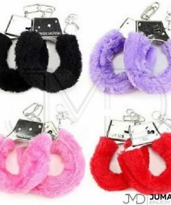 Hete verkoop ? Merkloos Handboeien - Imitatiebont - Met 2 Sleutels - Metaal - Paars ? -Zyba Shop 550x531 3