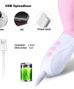 Groothandel ? TipsToys Nieuwe Dildo's Vibrator Anny X3 Verwarming Zuig Lik - Clitoris Vrouwen SexToys Roze ? -Zyba Shop 550x537 1