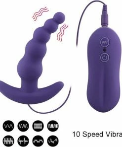 Beste deal ? Happy Tears | Rechte Vorm | Anaal Vibrator Voor Koppels | Mannen - Vrouwen - Non Binair | Drilboor | Afstand Bedienbaar | Gspot En Clitoris Stimulator | 10 Standen | Fijne - Stille Vibraties | Krachtige Orgasmes | Massage | Paars ❤️ -Zyba Shop 550x548 10