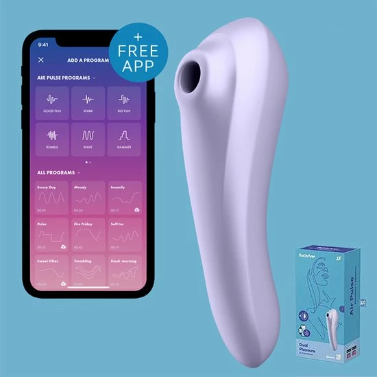 Hete verkoop ? Satisfyer - Dual Pleasure Air Pulse Vibrator Mauve ? 7 Hete verkoop ? Satisfyer - Dual Pleasure Air Pulse Vibrator Mauve ? - Afbeelding 7