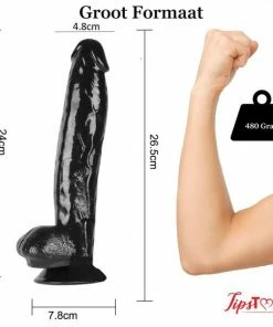 Hete verkoop ? TipsToys Realistische Dildo DIL01-Z Met Zuignap En Ballen Clitoris Gspot Sex Toys Voor Vrouwen 4.8 Cm | Kleur Zwart ? 6 Hete verkoop ? TipsToys Realistische Dildo DIL01-Z Met Zuignap En Ballen Clitoris Gspot Sex Toys Voor Vrouwen 4.8 Cm | Kleur Zwart ? -Zyba Shop 550x550 144