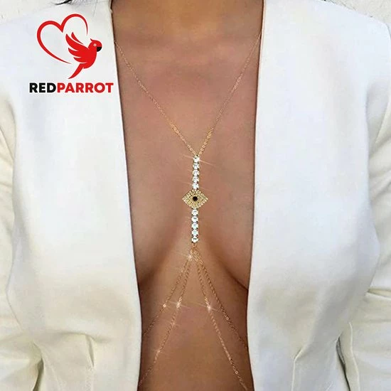 Beste Pirce ? Merkloos Decollet Ketting | BDSM | Erotische Sieraden | SM | Luxe Uitvoering | Verstelbaar | Sexy Sieraden | Goud ? 2 Beste Pirce ? Merkloos Decollet Ketting | BDSM | Erotische Sieraden | SM | Luxe Uitvoering | Verstelbaar | Sexy Sieraden | Goud ? - Afbeelding 2