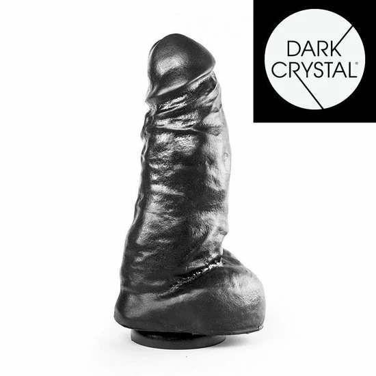Promo ✨ Dark Crystal XXL Dildo Met Zuignap 25,5 X 7,5 Cm - Zwart ✔️ 4 Promo ✨ Dark Crystal XXL Dildo Met Zuignap 25,5 X 7,5 Cm - Zwart ✔️ - Afbeelding 4